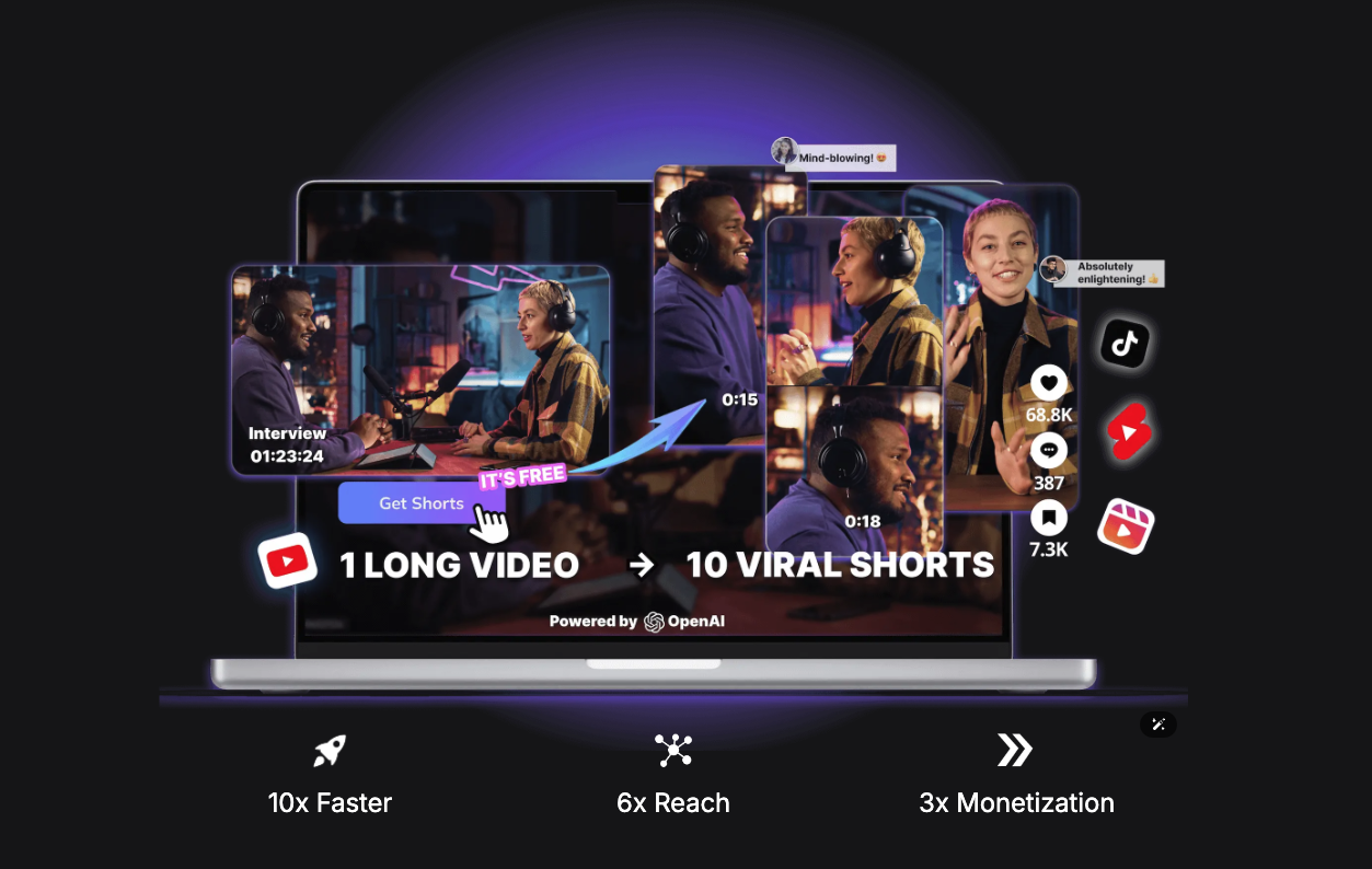 Vozo AI Youtube Shorts Generator